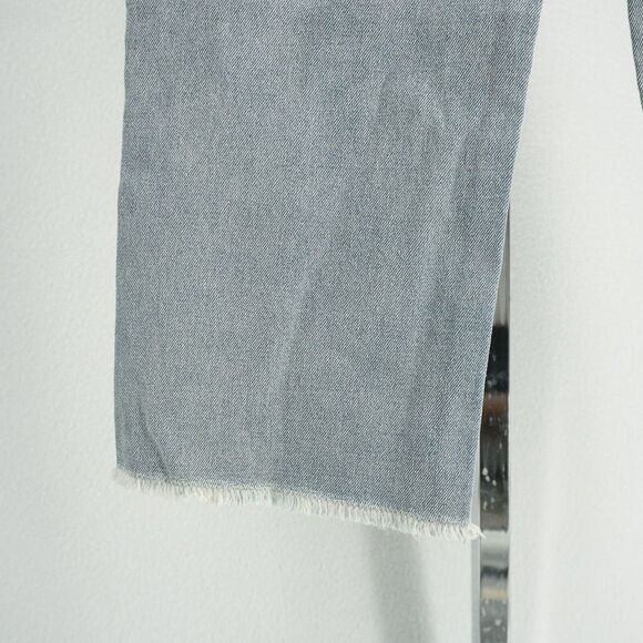 Princess Polly Womens Miami Vice Jeans Super High Rise Straight Cuff Off Blue 6 - Picture 7 of 9